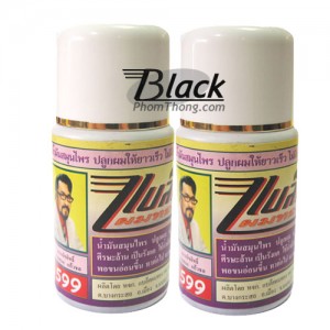black phomthong hair growth oil 100cc